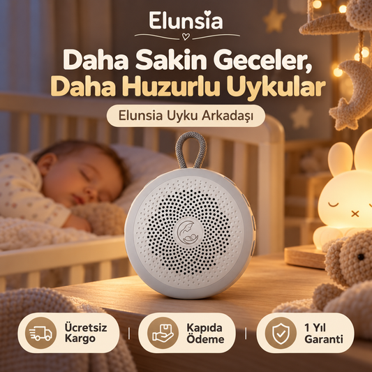 Elunsia Uyku Arkadaşı™ | Taşınabilir Rahatlatıcı Ses Cihazı