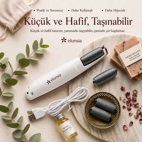 Elunsia™ Profesyonel Şarjlı Ayak Törpüsü