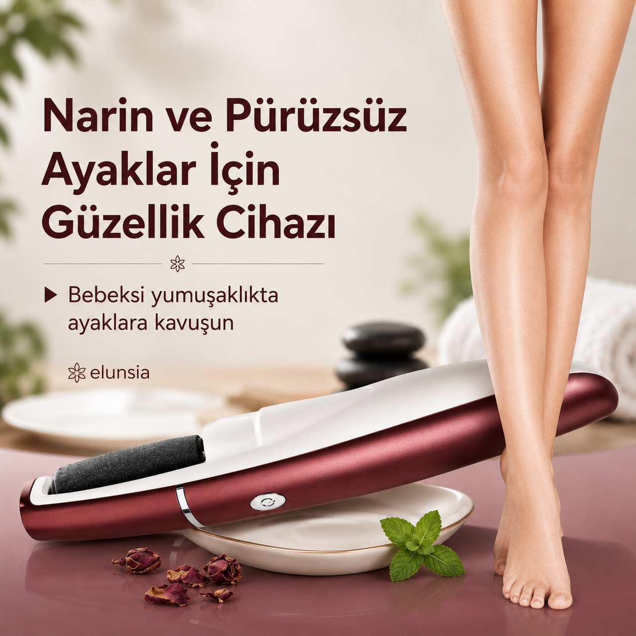 Elunsia™ Profesyonel Şarjlı Ayak Törpüsü